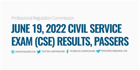 civil service result june 2022